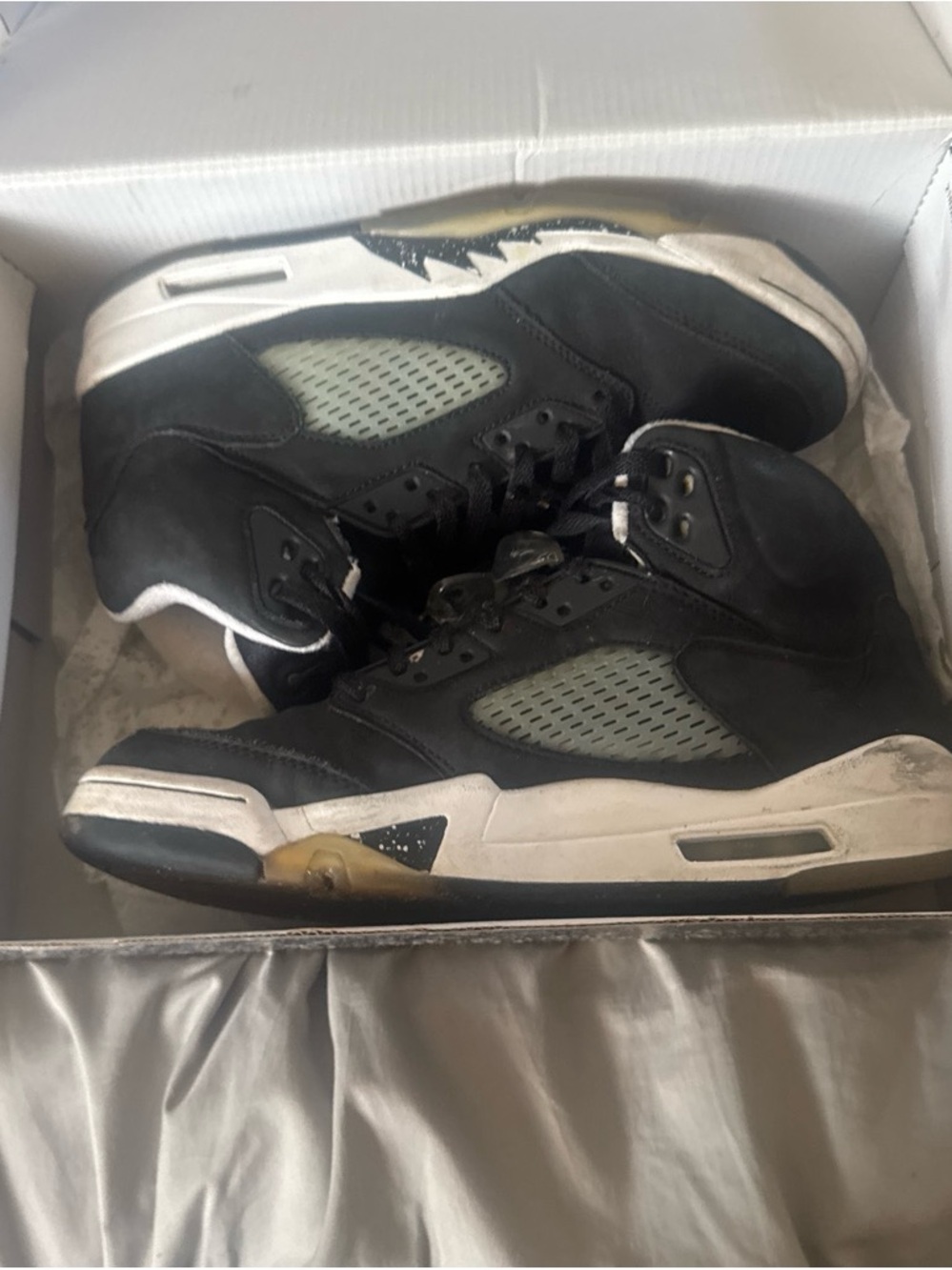 Air Jordan 5 Retro Black/Cool Gray/White